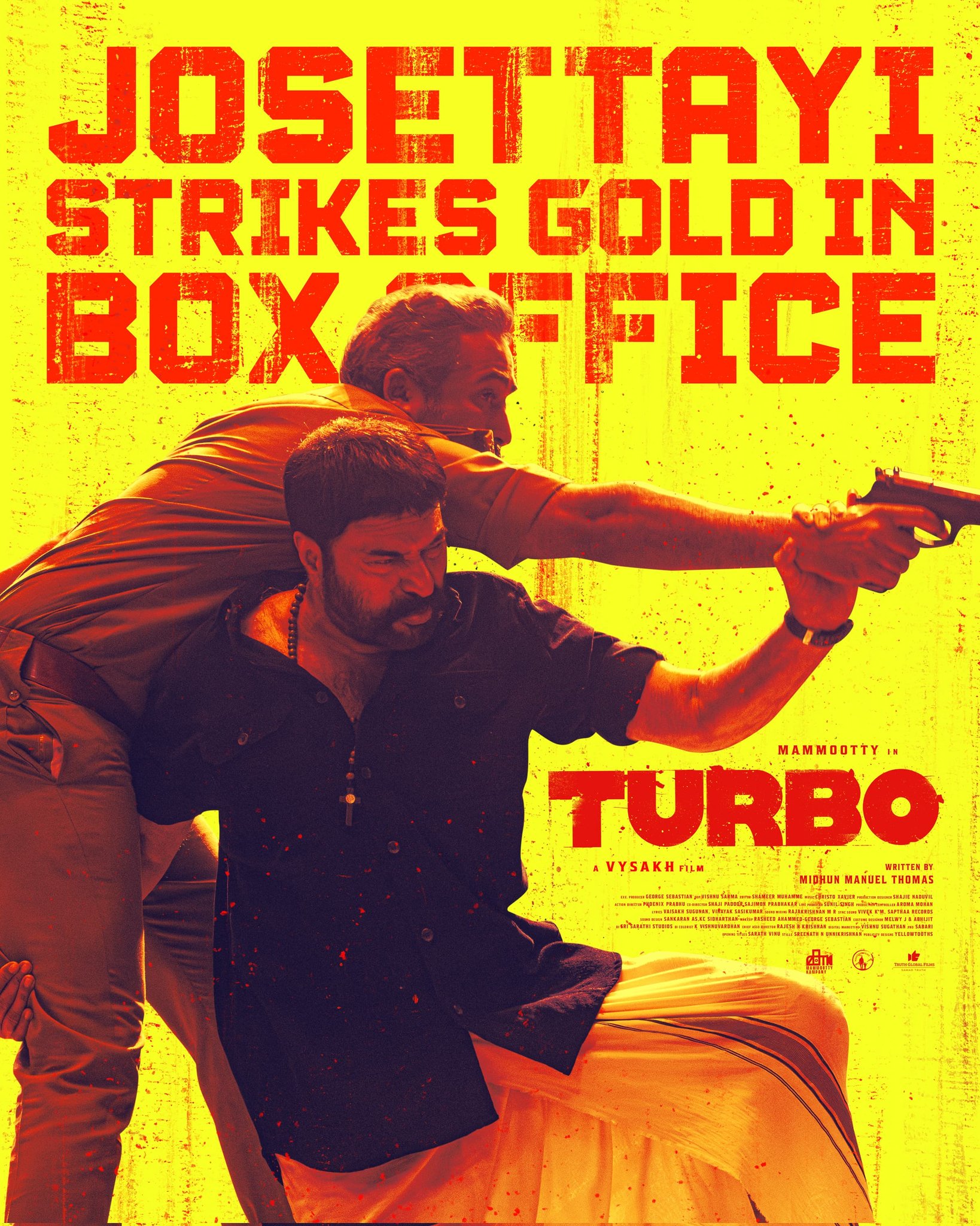 Turbo 6 Days Collections, Mammootty Movie Turbo 6 Days Collections, Mammootty Movie Boxoffice, Mammootty, Anjana Jayaprakash,