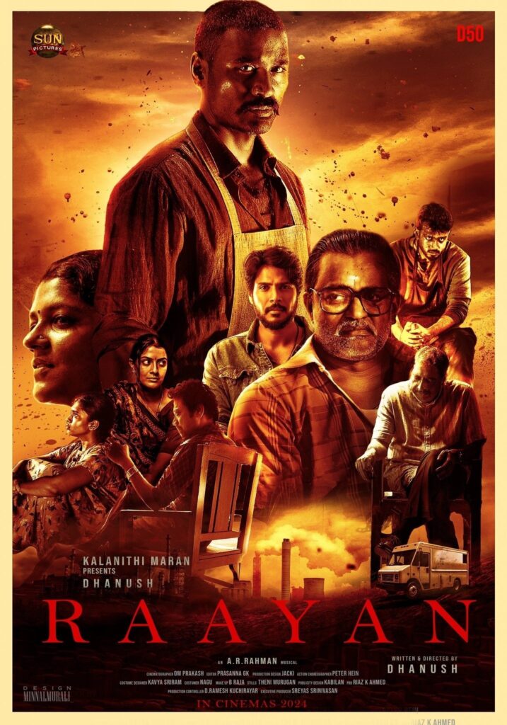 Raayan Movie 11 Days Boxoffice Collections, Raayan movie Collections, Dhanush Movie Collections, Raayan Boxoffice, Dhanush Movie, Dhanush Latest Movie Gross