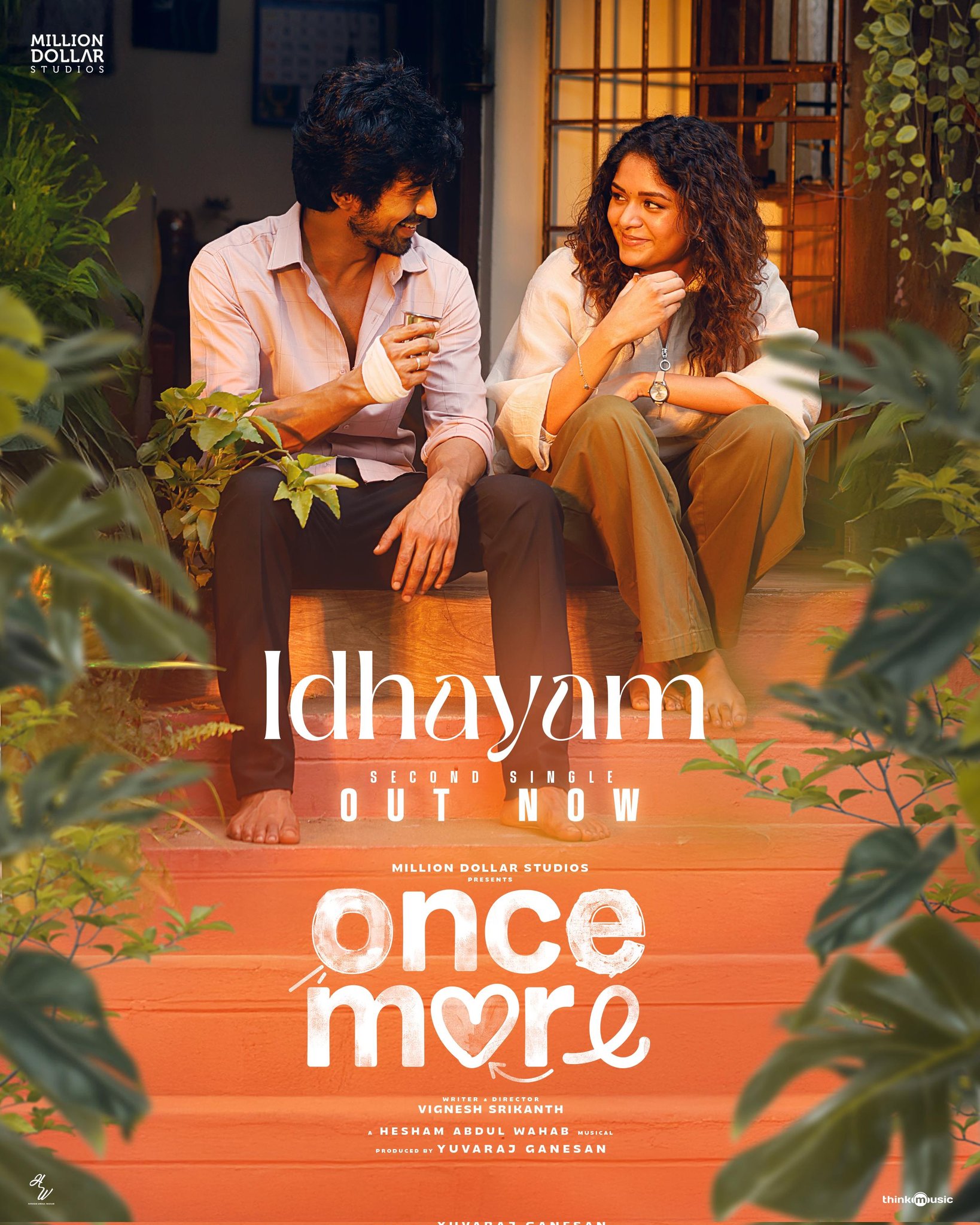 Once More Movie 2nd Song Idhayam Released (Super), Arjun Das New Movie, Once More Movie director Vignesh Srikanth, once More Movie Heroine Aditi Shankar